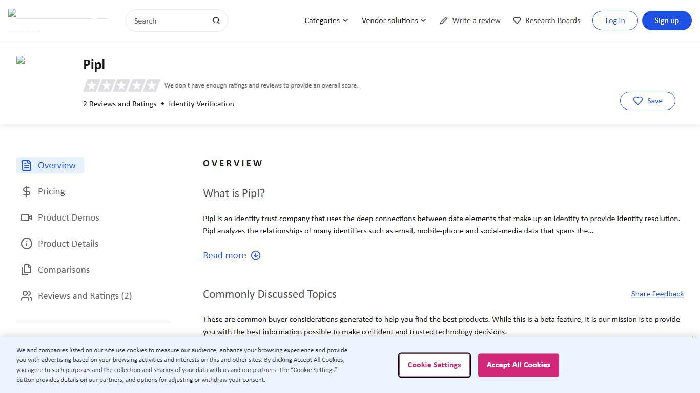 Pipl Reviews & Ratings 2026